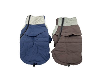 Lumo zimní bunda pro sa na ZIP (Barva Růžová, Délka zad psa 44, Obvod hrudníku 50 - 56 cm)