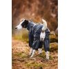 Nelly pláštěnka do deště - nepromokavá kombinéza (Barva Černá, Délka zad psa 22, Obvod hrudníku 24 - 36 cm)