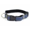 Jeans černý obojek pro psa | 22 – 47 cm