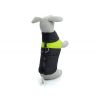 Slim-rainy obleček pro psa na zip XXXDRD (Barva Černo-červená, Délka zad psa 20, Obvod hrudníku 32 - 36 cm)