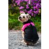 Slim-rainy obleček pro psa na zip XXXDRD (Barva Černo-červená, Délka zad psa 20, Obvod hrudníku 32 - 36 cm)