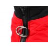 Rainy obleček pro psa na zip xxxxtxtx (Barva Černo-červená, Délka zad psa 2, Obvod hrudníku 55 - 62 cm)